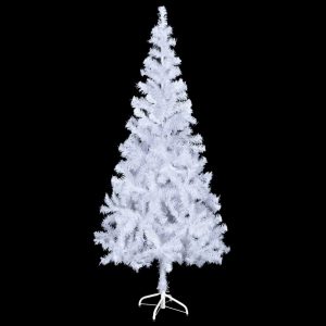 Árbol de Navidad Artificial de 180 cm con Base y 620 Ramas (Blanco)