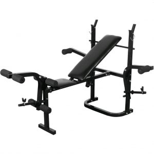Banco de musculación plegable para pesas