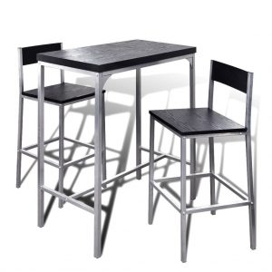 Set de Mesa Alta con 2 Taburetes