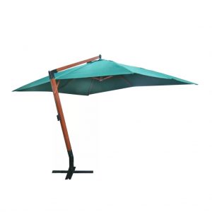 Sombrilla Rectangular Flotante Verde 300x400 cm