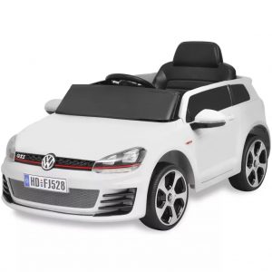 Coche Eléctrico para Niños con Mando Modelo VW Golf GTI 7 Batería 12 V - Blanco