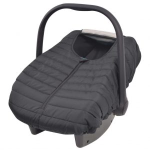 Funda para portabebé/sillita de coche 57x43 cm negra