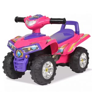 Quad ATV Correpasillos Infantil con Luces y Sonido Rosa Morado