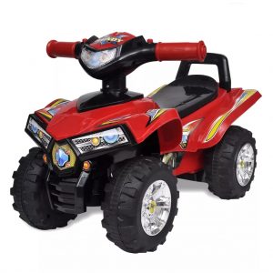 Quad Correpasillos Infantil con Luces y Sonido en Color Rojo