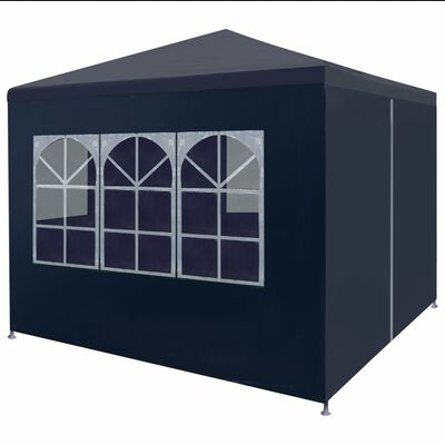 Carpa para Exterior con 4 Paredes 3×3 m Azul
