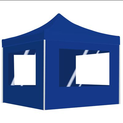 Carpa para Exterior Plegable Diseño Pop Up con 4 Paredes 3x3 m Azul