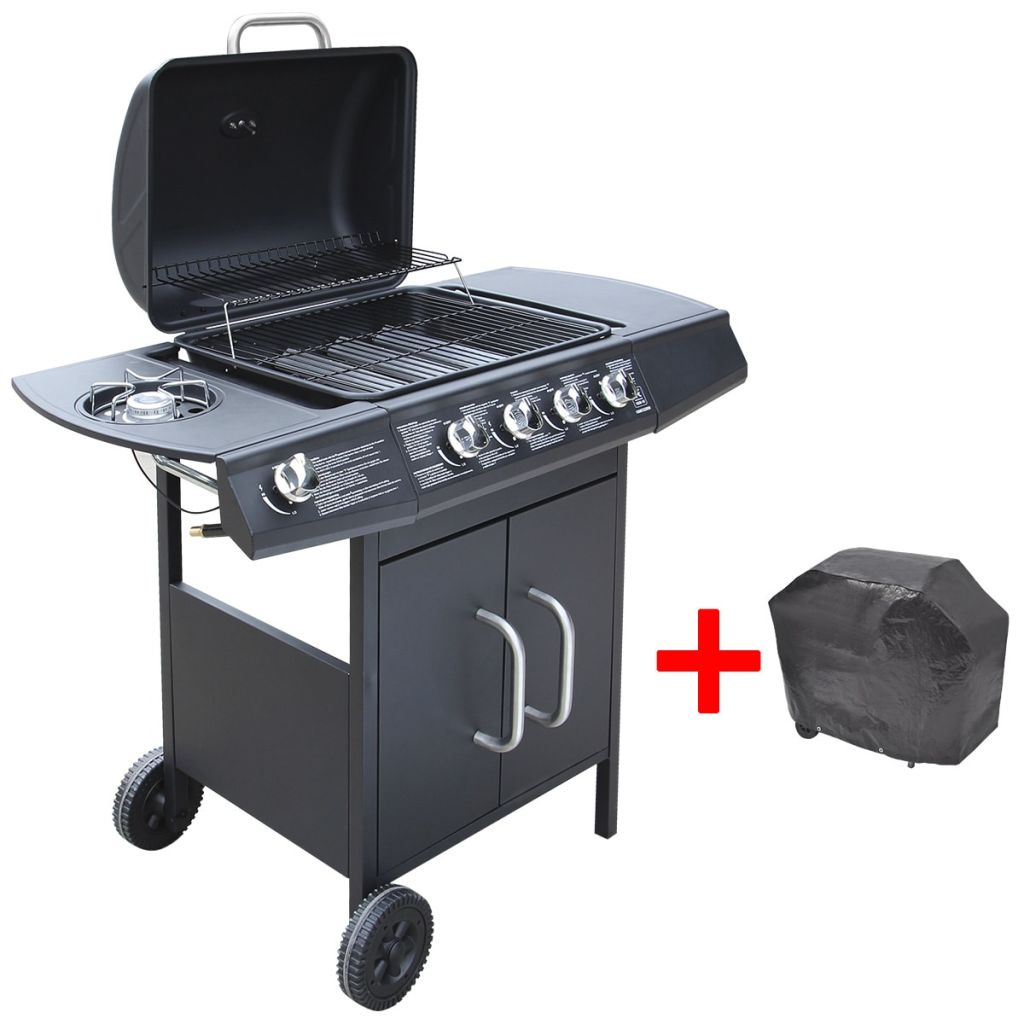 Barbacoa de gas 4+1 quemadores
