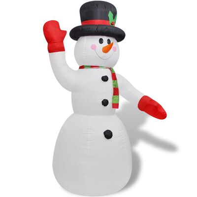 Muñeco de Nieve Inflable con LED de 240 cm