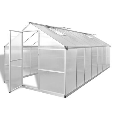 Invernadero de Policarbonato y Aluminio de 10,53 m² 421x250x195 cm