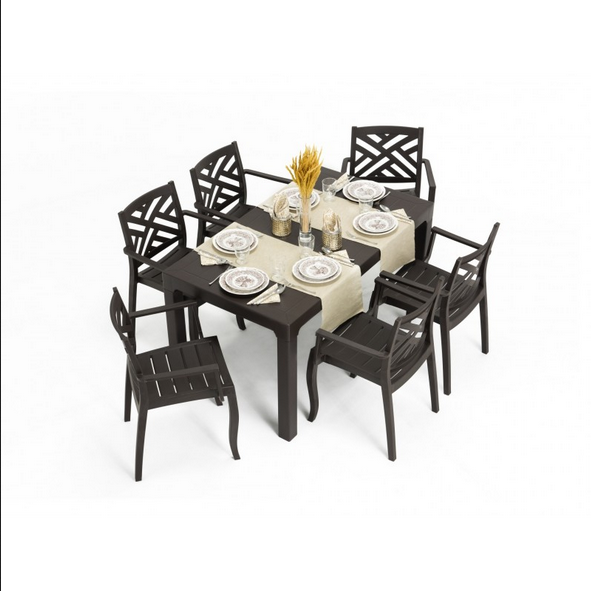 Mesa de Diseño Imitación a Ratán en Diferentes Medidas