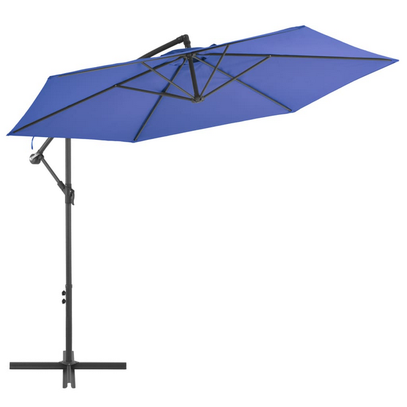 Sombrilla Voladiza con Poste de Aluminio 300×244 cm