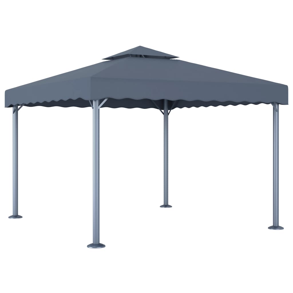 Cenador de Aluminio 300x300 cm Gris