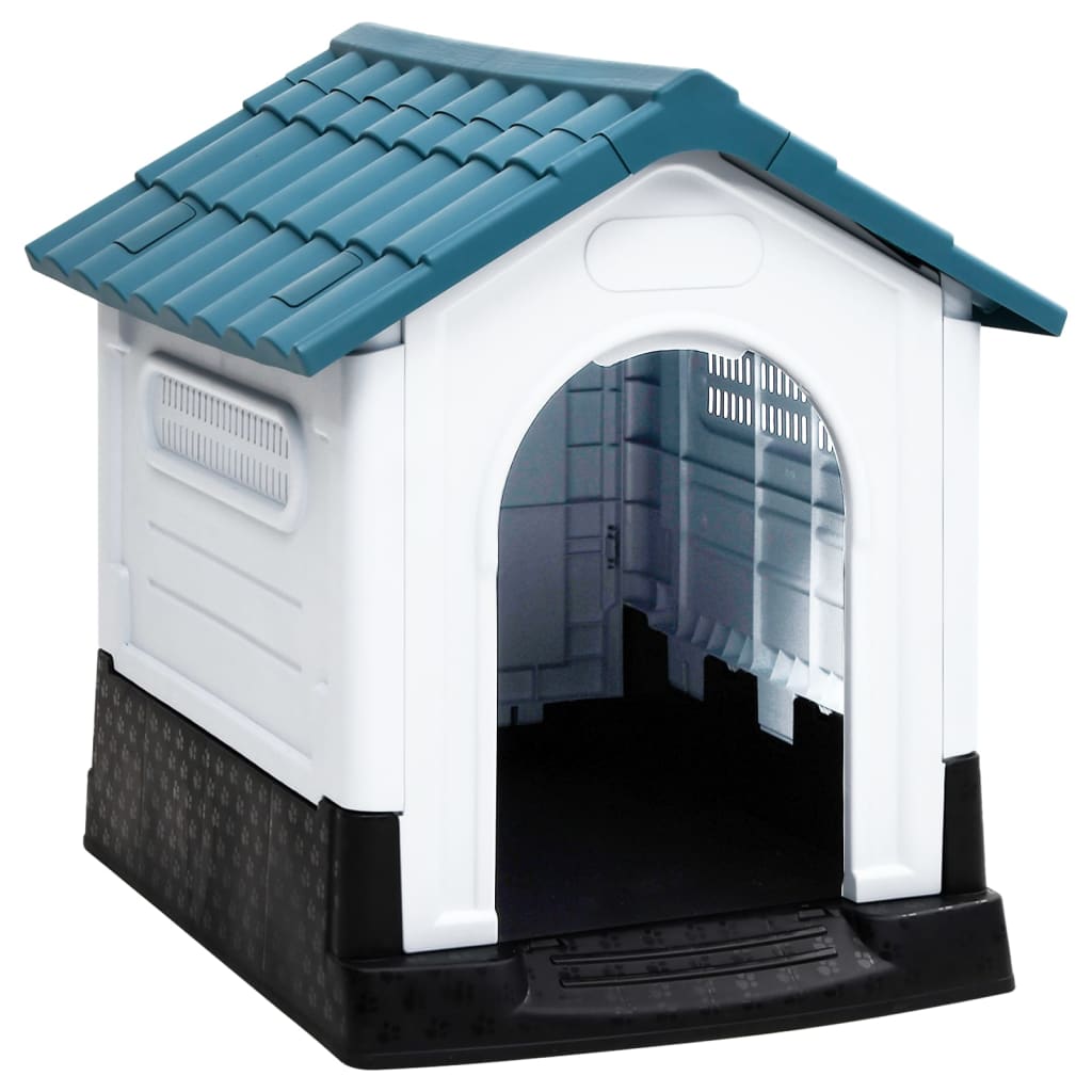 Caseta de Exterior para Perros en Polipropileno 57x68x66 cm
