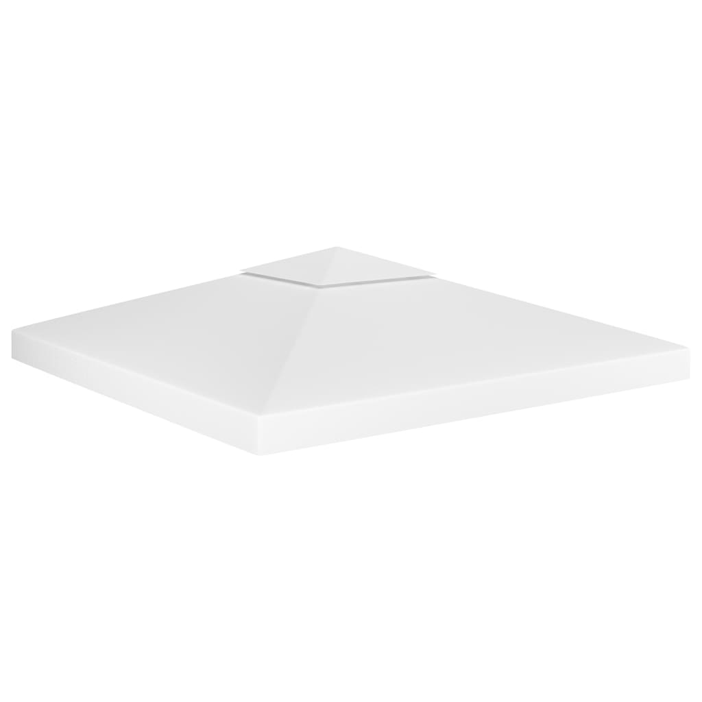 Techo de Carpa para Exterior con 2 niveles 3x3 m Blanco