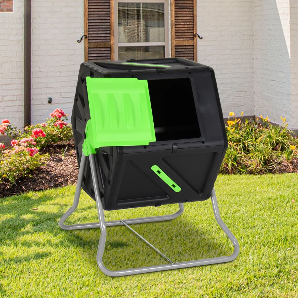 Compostador Giratorio 60x58x74 cm 105 L